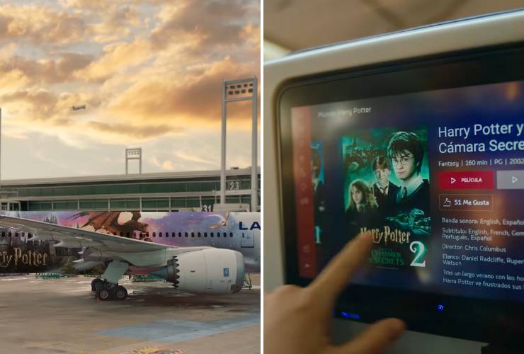 collage aereo per l'evento di harry potter